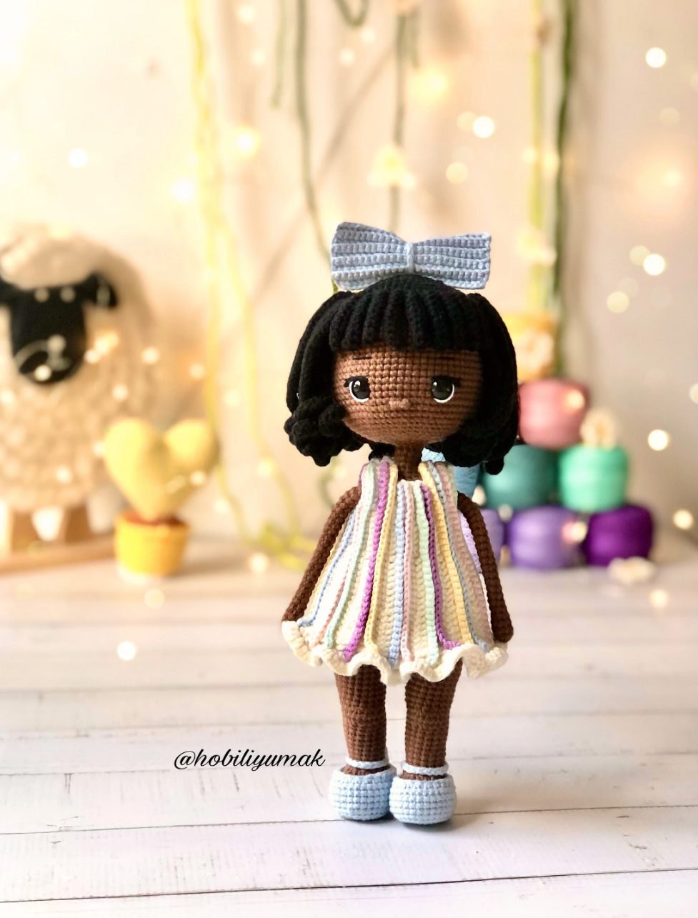 Receita Boneca Negra Hanna