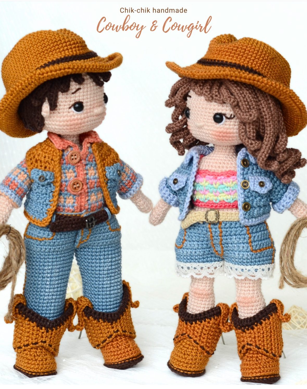 Receita Combo Bonecas Cowboy e Vaqueira