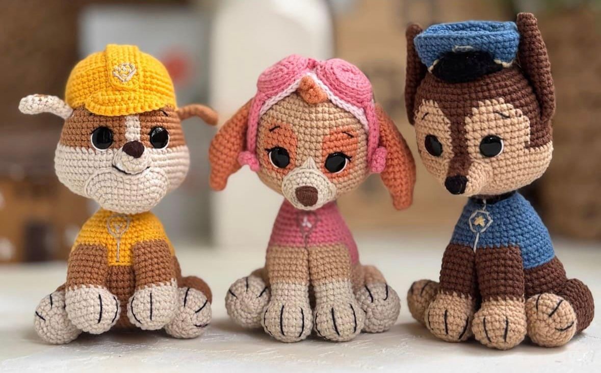 Receita Combo Patrulha Canina - Rubble, Skye e Chase