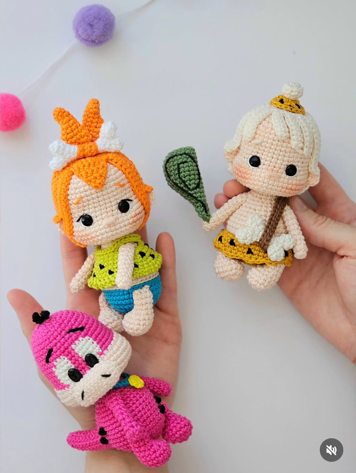 Receita Combo Bam Bam, Pedrita e Dino - Flintstones