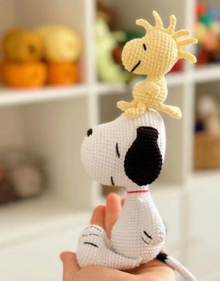 Receita Snoopy e Woodstock